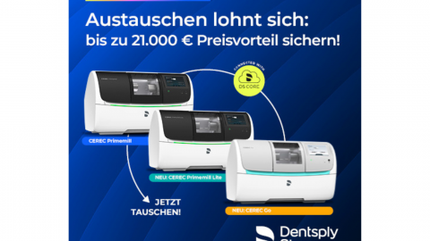 Dentsply Sirona: CAD/CAM Austauschaktion